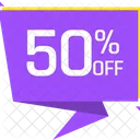 50% Discount  Symbol