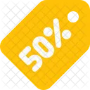 50 태그 50 라벨 할인 태그 아이콘