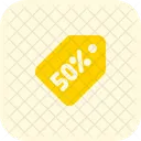 50 태그 50 라벨 할인 태그 아이콘