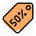 50 태그 50 라벨 할인 태그 아이콘