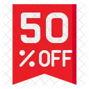 50% 할인  아이콘