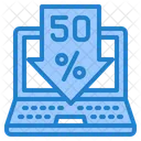 50% 세일  아이콘