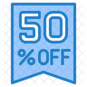 50% 할인  아이콘