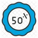 50 세일 할인 아이콘