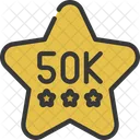 50 K Bewertung  Symbol