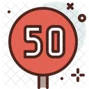 50 Km  Icon