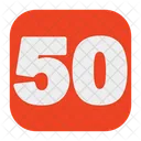 50 Number Icon