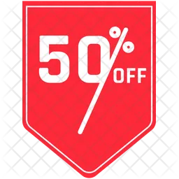 50% Off  Icon