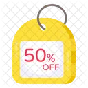 Sale Tag 50 Off Sale Label アイコン