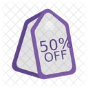 50% offer tag  Icon