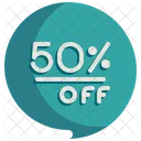 50 Percent Discount  Symbol