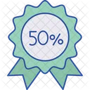 50 Discount Offer 50 Symbol