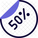 Percent Label Icon