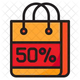 50 Percent Off  Icon