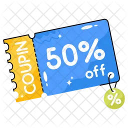 50 percent off  Icon