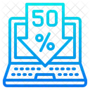 50 Percent Sale  Icon