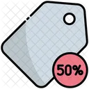 50 por ciento  Icono