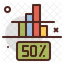 50 Prozent  Symbol