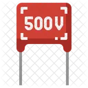 500 V Capacitor 500 V Capacitor Icon