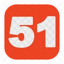 51 Number Icon