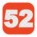 52 Number Icon