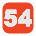 54 Number Icon