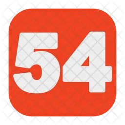 54 Number  Icon