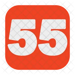 55 Number  Icon