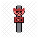 55 Speed Limit  Icon