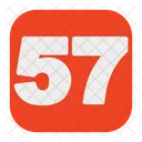57 Number Icon