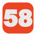 58 Number Icon