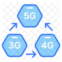 5 G 3 G 4 G Icon