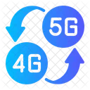 5 G Mobile Data Arrow Icon