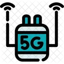 5 G Repeater Amplification Icon