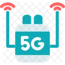 5 G Repeater Amplification Icon