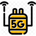 5 G Repeater Amplification Icon