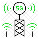 5g 안테나  아이콘