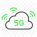 5g 클라우드  아이콘