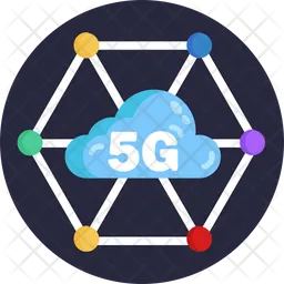 5G Cloud  Icon