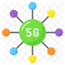 5G 연결  아이콘