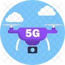 5G Drone  Icon