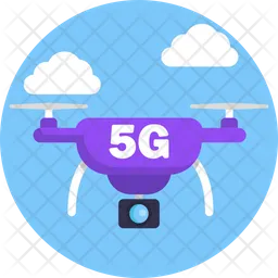 5G Drone  Icon