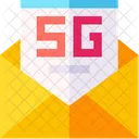 5g 이메일  아이콘