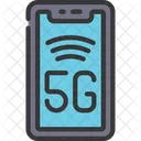 5 G Conexion Datos Icono