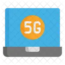 5G Laptop  Symbol