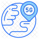 5G Location  Icon