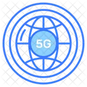 5 G Network Internet Icon