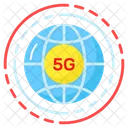 5G 네트워크  아이콘