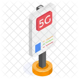 5G Netzwerk  Symbol