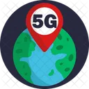 5 G 4 G Kommunikation Symbol